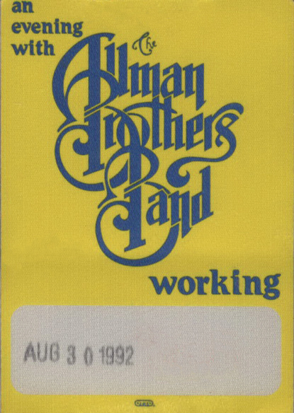 ABB Backstage Work Pass 1992